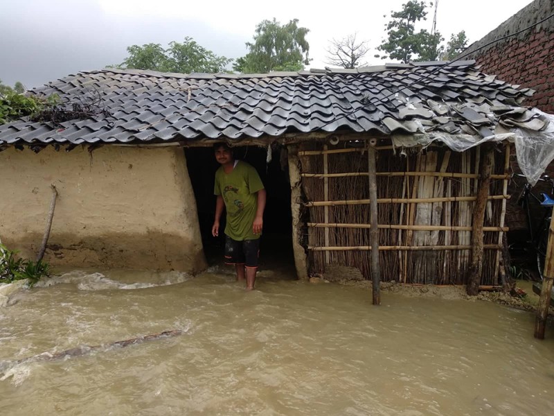 RCDSC Supporting Flood Victims of Mahottari district in 2011